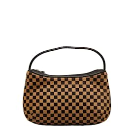 Louis Vuitton-Bolsa de Ombro Damier Sauvage Tigre L92132-Marrom