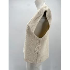 Autre Marque-HANRO  Knitwear T.International S Cotton-Cream