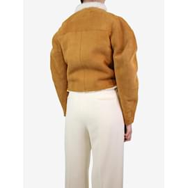Isabel Marant-Brown shearling jacket - size UK 6-Brown
