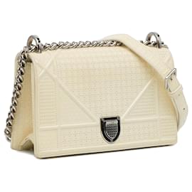 Dior-Dior White Medium Patent Diorama-White