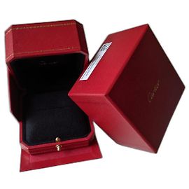 Cartier Love Trinity JUC ring inner and outer box paper bag Red