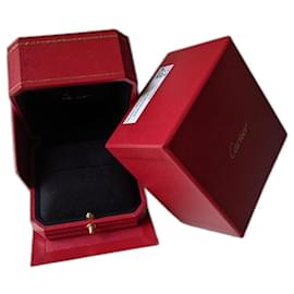 Cartier-Anello Love Trinity JUC sacchetto di carta interno ed esterno-Rosso