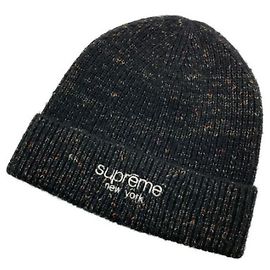 Supreme ***HÖCHSTE (Höchste)  Regenbogen-Speckle-Mütze Schwarz