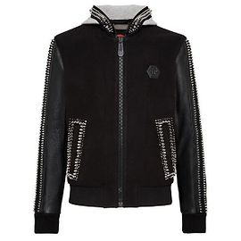Philipp Plein Bombers Stud Schwarz
