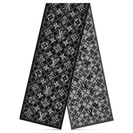 Louis Vuitton Sciarpa da montagna LV Monogram Nero