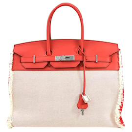 Hermès-HERMES BIRKIN 35-Red