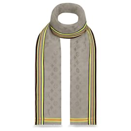Louis Vuitton-LV monogram fluo scarf-Grey