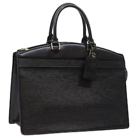 Louis Vuitton-Bolsa de mão LOUIS VUITTON Epi Riviera Noir preta M48182 Autenticação de LV 56262-Preto