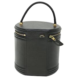 Louis Vuitton-LOUIS VUITTON Epi Cannes Hand Bag Black M48032 LV Auth 55965-Black