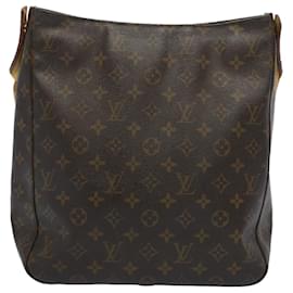 Louis Vuitton-LOUIS VUITTON Monogram Looping GM Shoulder Bag M51145 LV Auth 55850-Monogram