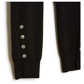 Alexander Mcqueen-Pantaloni legging in maglia di lana nera FR36-Nero