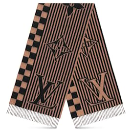 Louis Vuitton-LV Scarf cashmere new-Brown