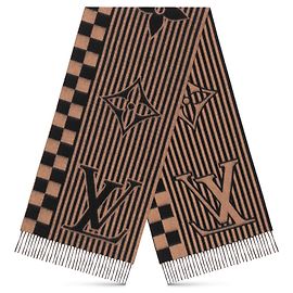 Louis Vuitton LV Écharpe cachemire neuf Marron