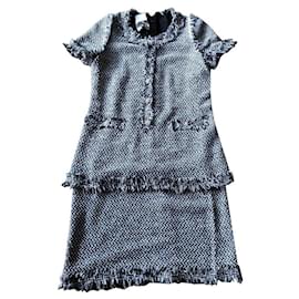 Edward Achour-Dresses-Black,White