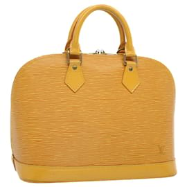 Louis Vuitton-Bolsa de mão LOUIS VUITTON Epi Alma Tassili Yellow M52149 Autenticação de LV 55230-Outro