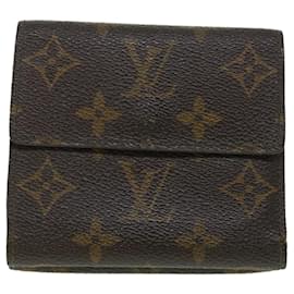 Louis Vuitton-LOUIS VUITTON Monogram Portefeuille Elise Wallet M61654 LV Auth 56111-Monogram