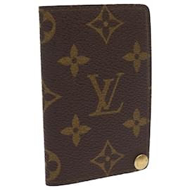 Louis Vuitton-LOUIS VUITTON Monogram Porte Cartes Credit Pression Card Case M60937 Auth 56122-Monogramm