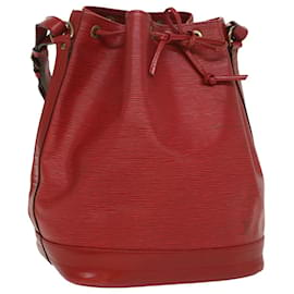 Louis Vuitton-LOUIS VUITTON Epi Noe Shoulder Bag Red M44007 LV Auth 55390-Red