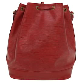 Louis Vuitton-LOUIS VUITTON Epi Noe Shoulder Bag Red M44007 LV Auth 55390-Red