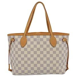 Louis Vuitton-LOUIS VUITTON Damier Azur Neverfull PM Tote Bag N41362 LV Auth 55104-Other