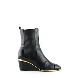 Chanel-CHANEL  Boots T.eu 37 leather-Black