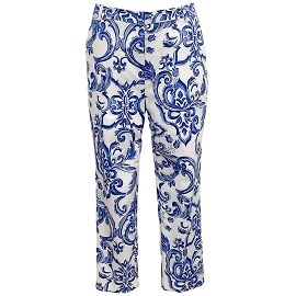 L'Agence Bleue / Pantalon Ludivine Blanc Bleu