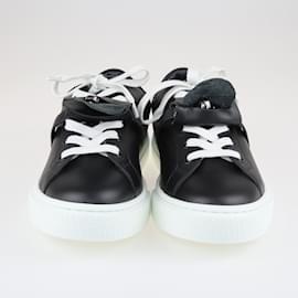 Hermès-Black/White Day Sneakers-Black
