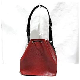 Louis Vuitton-Louis Vuitton Epi Petit Noe Leather Shoulder Bag M44172 in Fair condition-Red