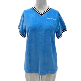 Autre Marque-T-shirts ESPORTIVAS E RICA.Algodão S Internacional-Azul