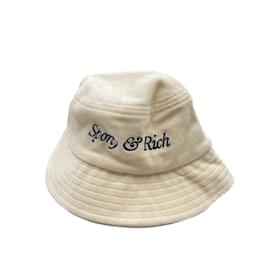 Autre Marque-SPORTY & RICH  Hats T.International S Cotton-Cream