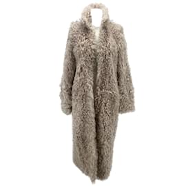 Autre Marque-NON SIGNE / UNSIGNED  Coats T.FR Taille Unique Fur-Beige