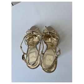 Christian Dior-Heels-Golden