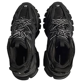 Balenciaga-Track Sneaker in Black-Black