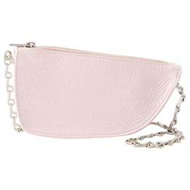 Burberry-Micro Sling Shield Crossbody - Burberry - Leather - Pink-Pink