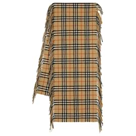 Burberry-Mu-Schal – Burberry – Kaschmir – Archivbeige-Beige