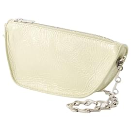Burberry-Crossbody Micro Sling Shield - Burberry - Couro - Bege-Bege