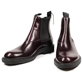 Dior-Boots-Dark red