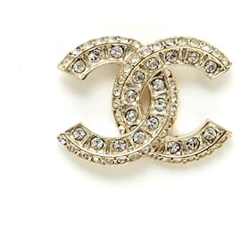 Chanel-Linha M forrada com CC dourado-Dourado