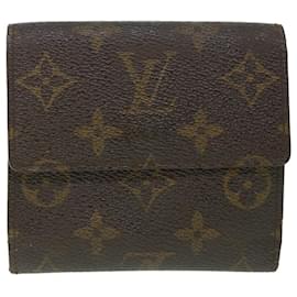 Louis Vuitton-Carteira LOUIS VUITTON Monograma Portefeuille Elise M61654 Autenticação de LV 56115-Monograma