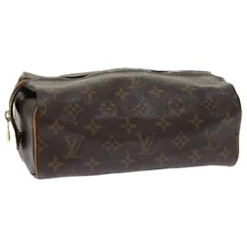 Louis Vuitton-LOUIS VUITTON Monogram Trousse Patte Pression Kosmetikbeutel M47636 Auth 55539-Monogramm