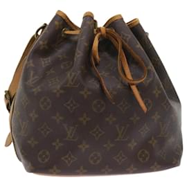 Louis Vuitton-LOUIS VUITTON Monogram Petit Noe Shoulder Bag M42226 LV Auth 55365-Monogram