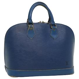 Louis Vuitton-Bolsa de mão LOUIS VUITTON Epi Alma Azul Toledo M52145 Autenticação de LV 52597-Outro