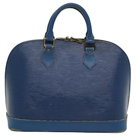 Louis Vuitton-Bolsa de mão LOUIS VUITTON Epi Alma Azul Toledo M52145 Autenticação de LV 52597-Outro