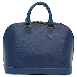 Louis Vuitton-LOUIS VUITTON Epi Alma Hand Bag Toledo Blue M52145 LV Auth 52597-Other
