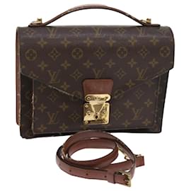 Louis Vuitton-Louis Vuitton Monogram Monceau 28 Hand Bag 2way M51185 LV Auth 55719-Monogram