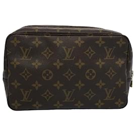 Louis Vuitton-Louis Vuitton Monogram Trousse Toilette 23 Kupplungstasche M.47524 LV Auth 55731-Monogramm