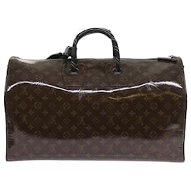 Louis Vuitton-LOUIS VUITTON Monogram Glaze Keepall Bandouliere 50 Bag M43899 LV Auth 55861a-Monogram
