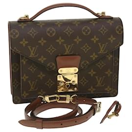 Louis Vuitton-Louis Vuitton Monogram Monceau 26 Hand Bag 2way M51187 LV Auth 55594-Monogram
