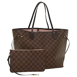 Louis Vuitton-LOUIS VUITTON Damier Ebene Neverfull MM Tote Bag N51105 LV Auth 55229-Andere