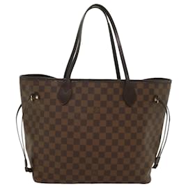 Louis Vuitton-LOUIS VUITTON Damier Ebene Neverfull MM Tote Bag N51105 LV Auth 55229-Andere